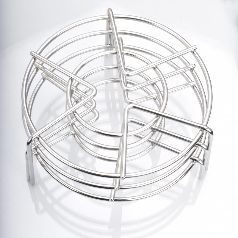 Alele Steam Rack Trivet Stainless Steel Steaming Rack Electric Pressure Cooker steam Rack Stand Diameter 6" 3Pack - Image 1